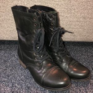 Steve Madden Black Troopa Boot